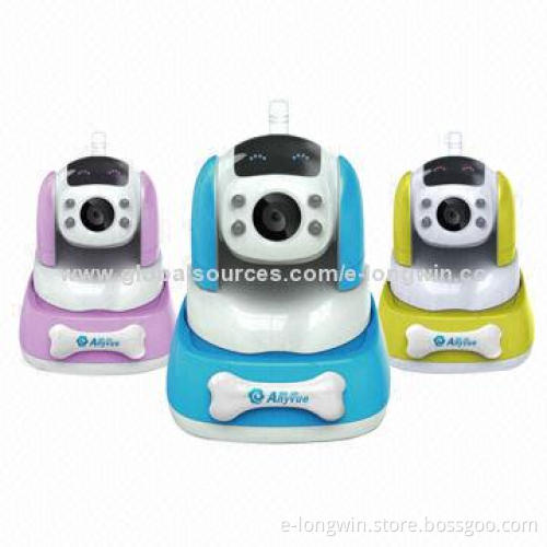 PTZ Wireless Baby Monitors with 720 Pixels, 5V DC Power Supply